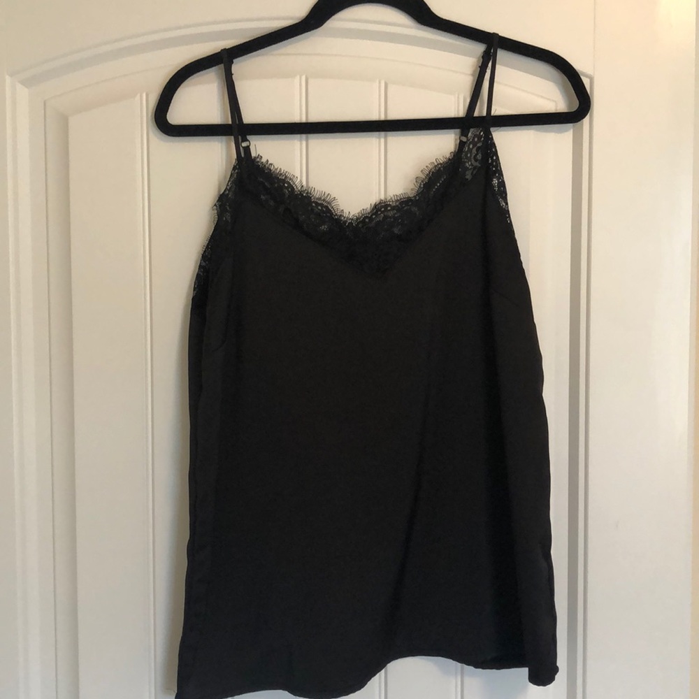 Halogen Black Lace Cami